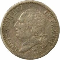 France Louis XVIII - 1/4 Silver Franc - 1822 A Paris