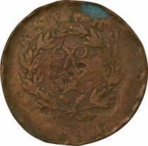 France Louis XVIII - 10 Centimes, Si&egrave;ge d\'Anvers - 1814 R