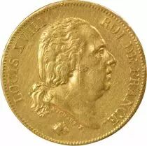 France Louis XVIII - 40 Francs Or - 1824 A Paris