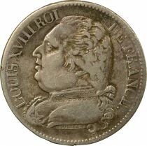 France Louis XVIII - 5 Francs Argent, au Buste Habill&eacute; - 1814 L Bayonne