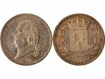 France Louis XVIII - 5 Francs Argent 1817 A Paris