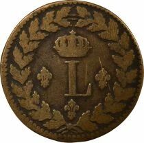 France Louis XVIII - D&eacute;cime, Si&egrave;ge de Strasbourg - 1815 BB Avec points