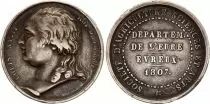 France Louis XVIII - D&eacute;partement de l\'Eure - Evreux - 1807 - Silver