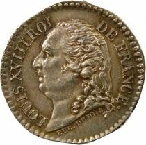 France Louis XVIII - Quinaire Argent, Henri IV - (1818)