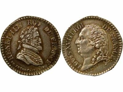France Louis XVIII - Quinaire Argent, Henri IV - Undated (1818)