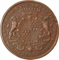 France Lyon, Consulat De Lyon, Camille Perrichon - Jeton Cuivre 1735