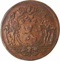 France Lyon, Consulat De Lyon, Camille Perrichon - Jeton Cuivre 1735