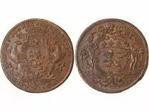 France Lyon, Consulat De Lyon, Jean Baptiste Flachat - Jeton Bronze 1753