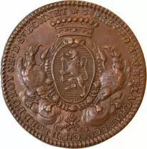 France Lyon, Consulat De Lyon, Jean Baptiste Flachat - Jeton Cuivre 1763