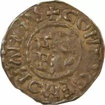 France MAINE - DENIER argent au nom d\'HERBERT Ier - 1014-1246