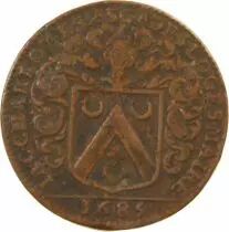 France Maire DAngers, Jacques Charlot  Jeton Cuivre 1685 - F.8463