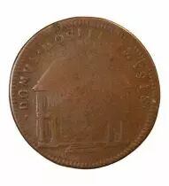 France Maire DAngers, Mathieu Renou  Jeton Cuivre 1689