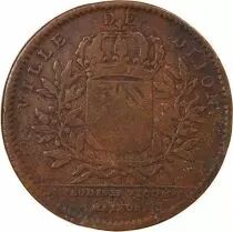 France Maire de Dijon, Etienne Baudinet  Jeton Cuivre 1727