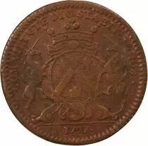 France Maire de Dijon, Etienne Baudinet  Jeton Cuivre 1727