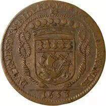 France Maire De Nantes - Claude Bide, Sieur De Ranzay Jeton Cuivre 1653