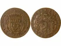 France Maire De Nantes - Claude Bide, Sieur De Ranzay Jeton Cuivre 1653