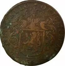 France Maire de Nantes - Francois Lorido, Sieur Du Mesnil  Jeton Cuivre 1667