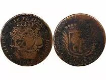 France Maire de Nantes - Jacques Charette, Sieur De Montbert Jeton Cuivre 1668