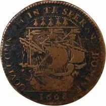 France Maire de Nantes - Jacques Charette, Sieur De Montbert Jeton Cuivre 1668