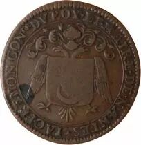 France Maire De Nantes - Jacques Fremon, Sieur Du Bouffay Jeton Cuivre 1680