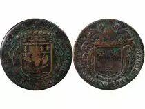 France Maire de Nantes - Jacques Huteau, Sieur Des Burons - Jeton Cuivre 1659