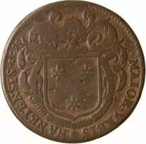 France Maire De Nantes - Jacques Huteau Jeton Cuivre 1659