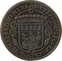 France Maire de Nantes - Jean Fournier, Sieur De La Pisonniere - Jeton Argent 1655
