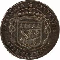 France Maire de Nantes - Jean Poullain, Sieur De La Vincendiere - Jeton Argent 1661