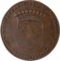France Maire De Nantes - Jean Regnier, Sieur De La Souchais Jeton Cuivre 1674
