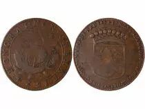 France Maire De Nantes - Jean Regnier, Sieur De La Souchais Jeton Cuivre 1674