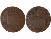 France Maire De Nantes - Louis Mesnard, Sieur Du Pavillon Jeton Cuivre 1682