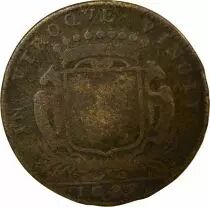 France Maire de Nantes - Paul Cassard, Sieur De Broussay  - Jeton Laiton 1689