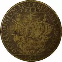 France Maire de Nantes, André Dubot - Jeton Laiton - 1635