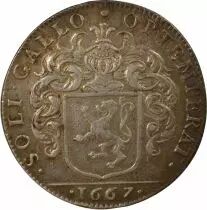 France Maire de Nantes, François Lorido - Jeton Argent - 1667