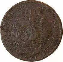 France Maire De Nantes, Gratien Libault, Sieur De La Templerie  Jeton Cuivre 1671 F.8882