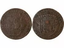 France Maire De Nantes, Gratien Libault, Sieur De La Templerie  Jeton Cuivre 1671 F.8882