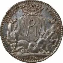 France Maire de Nantes, Jean-Baptiste Gellée De Premion  Jeton Argent 1776