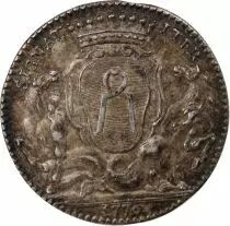 France Maire De Nantes, Jean-Baptiste Gellée De Premion  Jeton Argent 1776