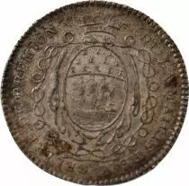 France Maire De Nantes, Jean-Baptiste Gellée De Premion  Jeton Argent 1776