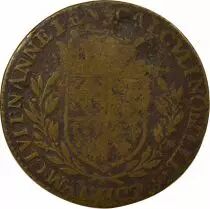 France Maire de Nantes, Jean de Harouys - Jeton Laiton - 1627