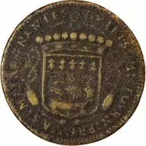 France Maire De Nantes, Jean Fournier, Sieur De La Pinsonniere  Jeton Laiton 1665 F.8863