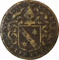 France Maire De Nantes, Jean Fournier, Sieur De La Pinsonniere  Jeton Laiton 1665 F.8863