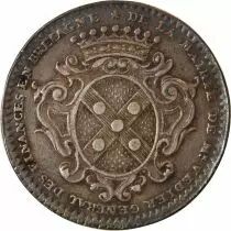 France Maire De Nantes, Jean-Franvois Vedier  Jeton Argent 1732 F.8909