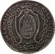 France Maire De Nantes, Jean-Jacques Berrouette  Jeton Argent 1783