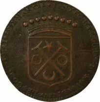 France Maire de Nantes, Jean R&eacute;gnier - Jeton Cuivre - 1674