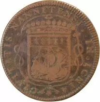 France Maire De Nantes, Louis Macé  Jeton Cuivre 1663