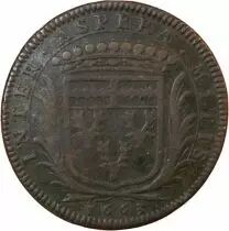 France Maire De Nantes, Louis Macé, Sieur De La Roche  Jeton 1663 F.8871