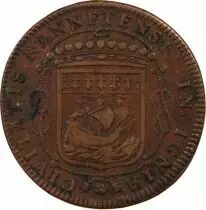 France Maire De Nantes, Louis Macé, Sieur De La Roche  Jeton 1663