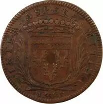 France Maire De Nantes, Louis Macé, Sieur De La Roche  Jeton 1663