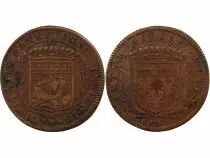 France Maire De Nantes, Louis Macé, Sieur De La Roche  Jeton 1663